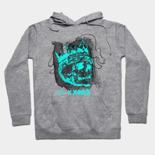 Skull King abstract collage Hoodie